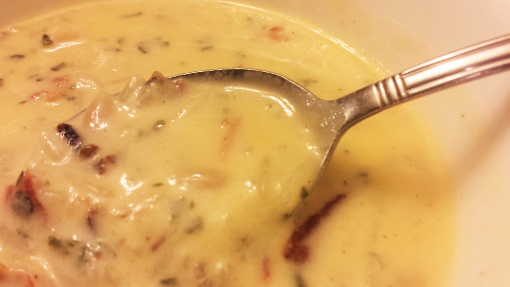 cheesy wild rice soup blog ready